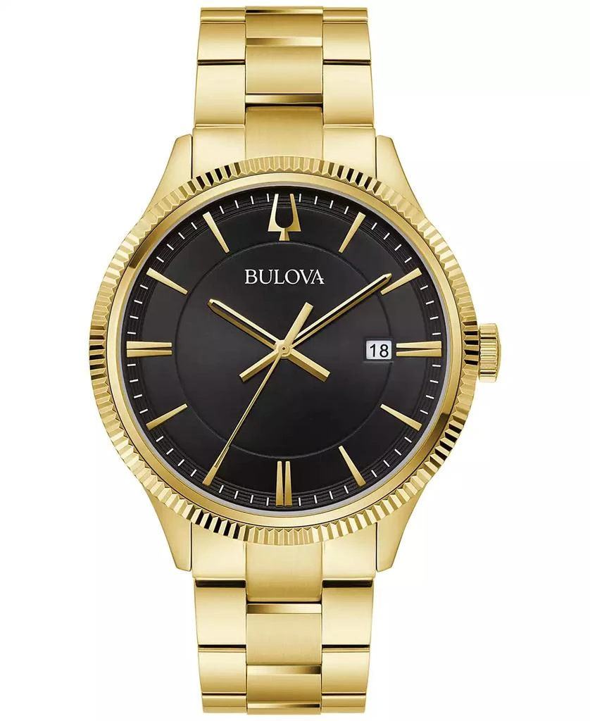 Bulova Men's Gold-Tone Stainless Steel Bracelet Watch 42mm 1