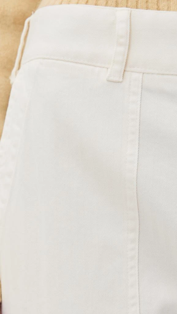 James Perse Stretch Herringbone Twill Oversized Utility Pants 5