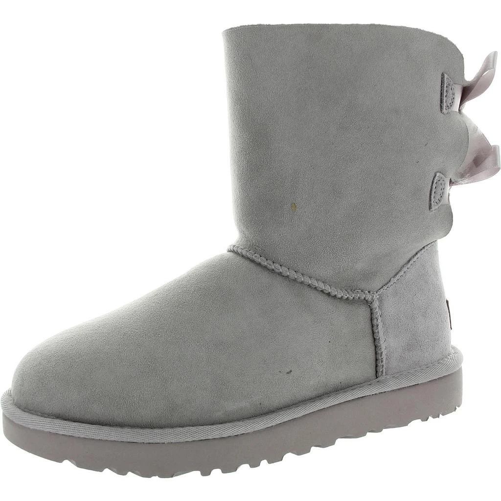 UGG Bailey Bow II Womens Suede Shearling Winter Boots 7