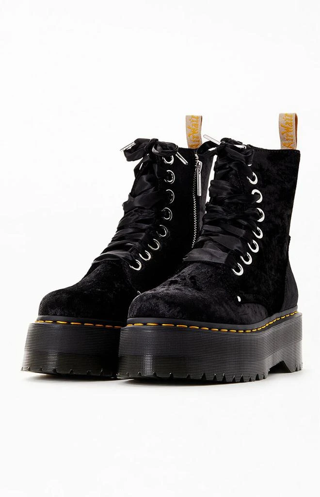 Dr. Martens Women's Jadon Max Crushed Velvet Boots 2