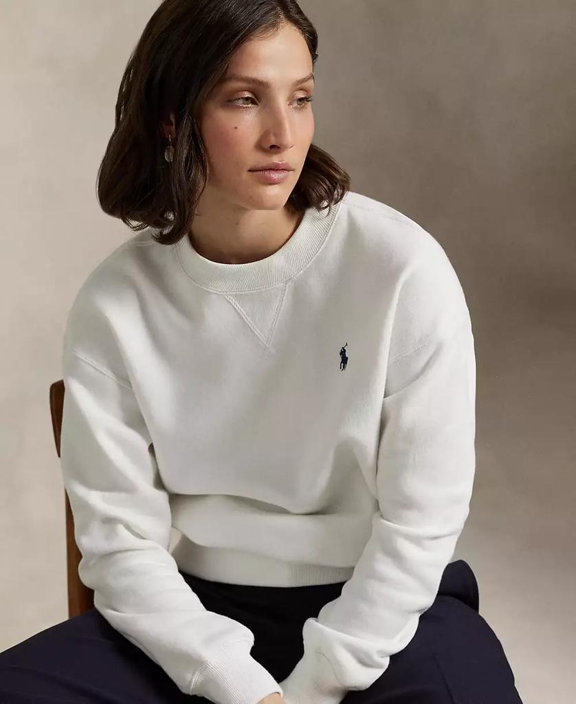 Ralph Lauren Women's Fleece Crew Neck Sweatshirt