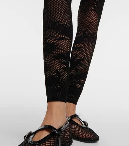 Alaïa High-neck wool-blend catsuit 7