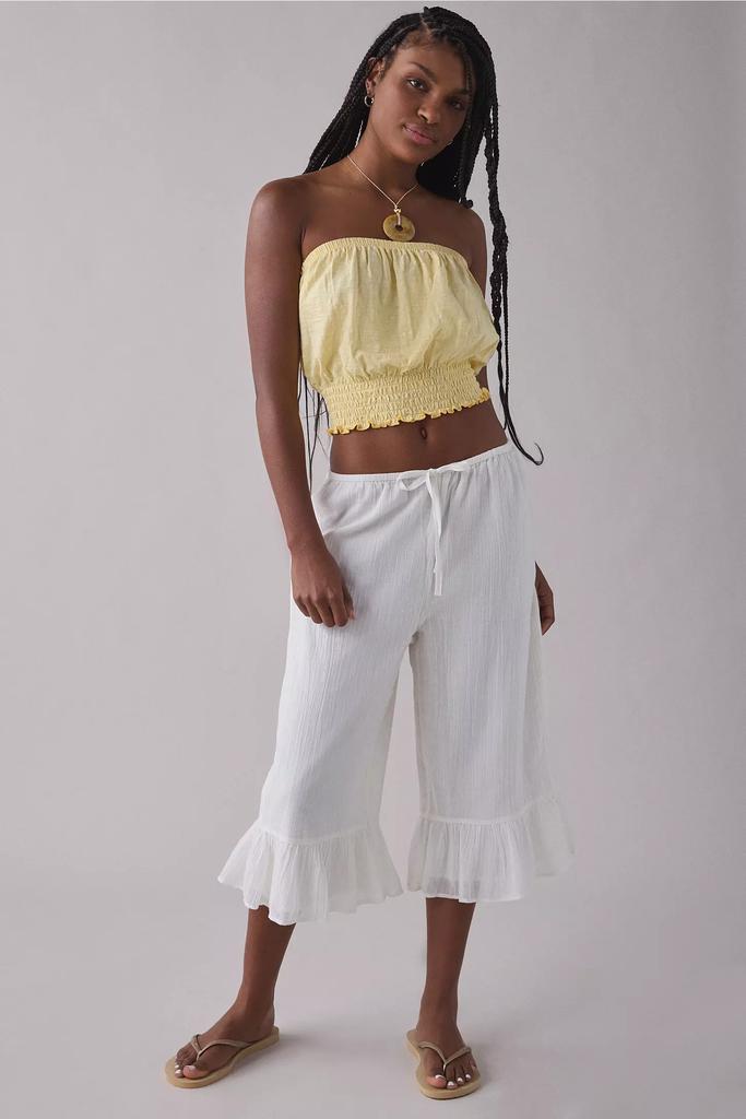 Kimchi Blue Livia Ruffle Bloomer Capri Pant – On Sale Now with Up