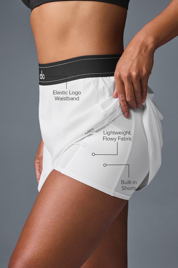 Alo Match Point Tennis Skirt - Black