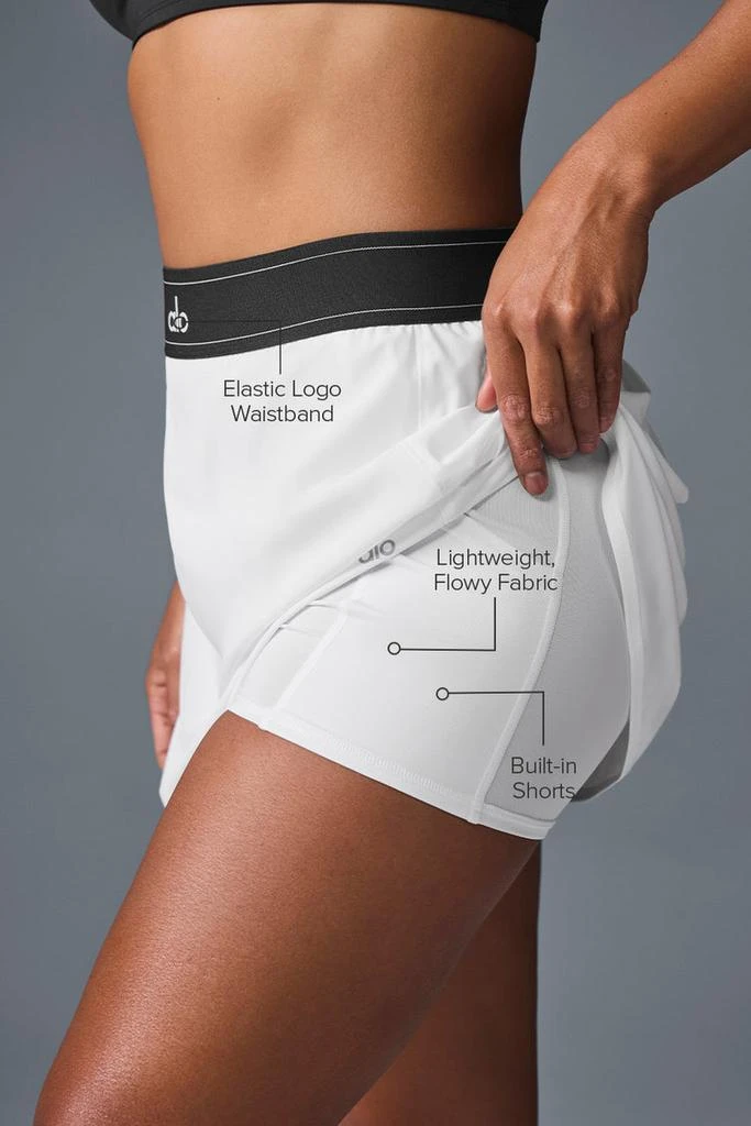 Alo Match Point Tennis Skirt - Black 2