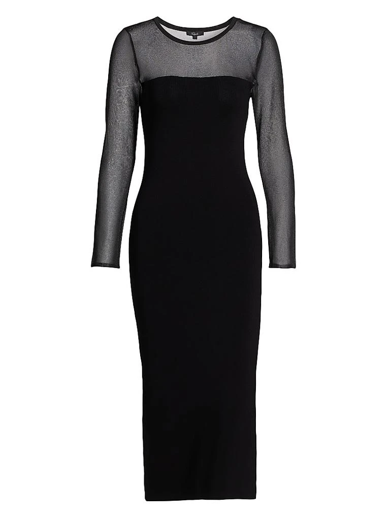 short flowy black dress Rails Esmeralda Midi Dress- Black  Styleartist