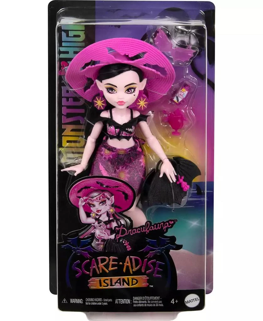Monster High Scare-Adise Island Draculaura Fashion Doll with Swimsuit Accessories 5