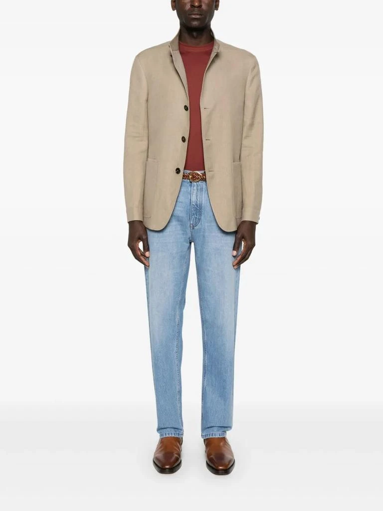 Zegna LINEN AND WOOL CHORE JACKET 5