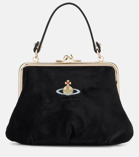 Vivienne Westwood Granny Frame Orb velvet tote bag