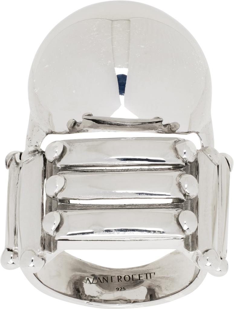 Alan Crocetti Silver Armadillo Armour Ring