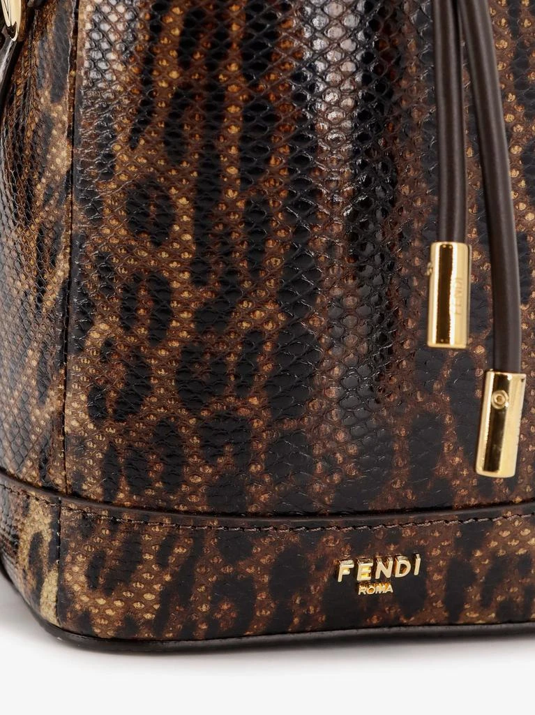 Fendi Mini Mon Tresor bucket bag with Fendi Leo motif 4