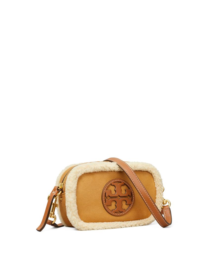 Tory Burch Miller Shearling Mini Crossbody Bag