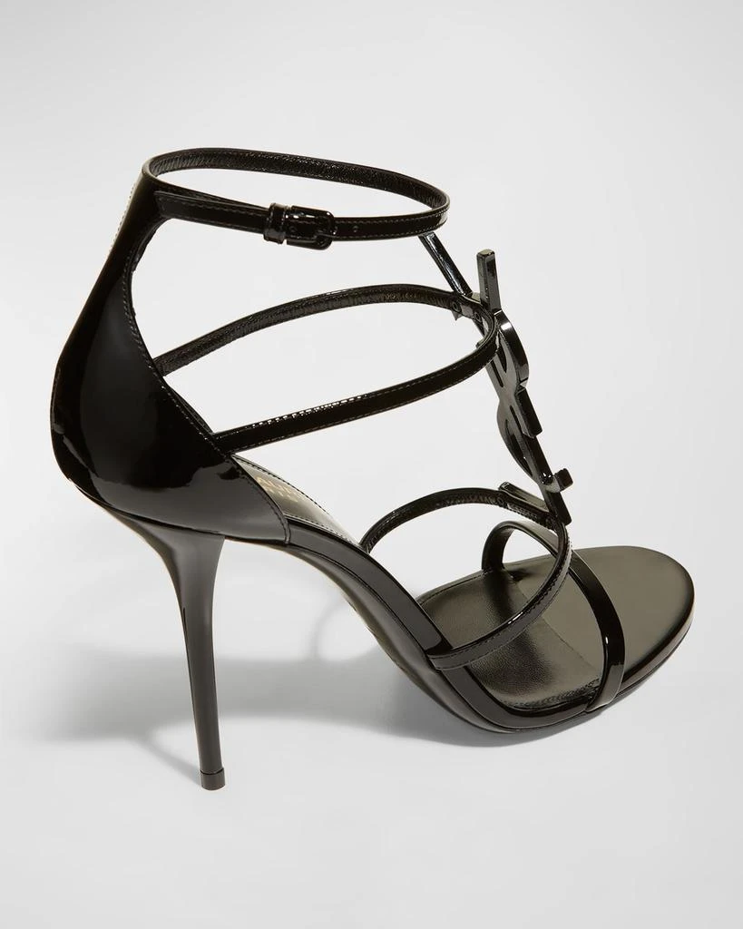 Yves Saint Laurent Opyum YSL Patent Ankle-Strap Sandals 3