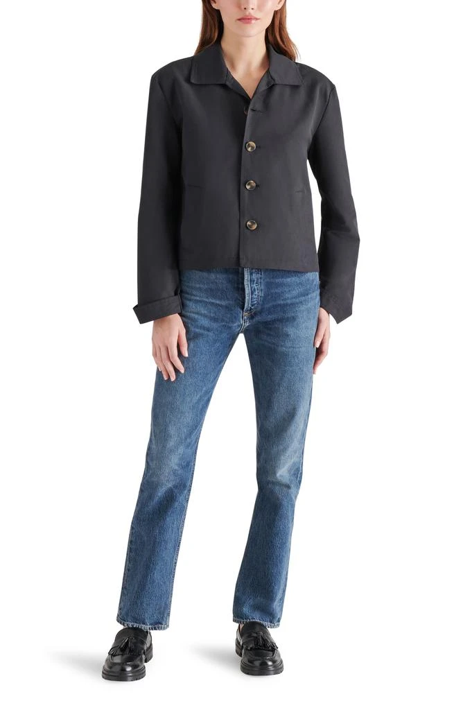 Steve Madden Cropped Trench Shirt Jacket 5