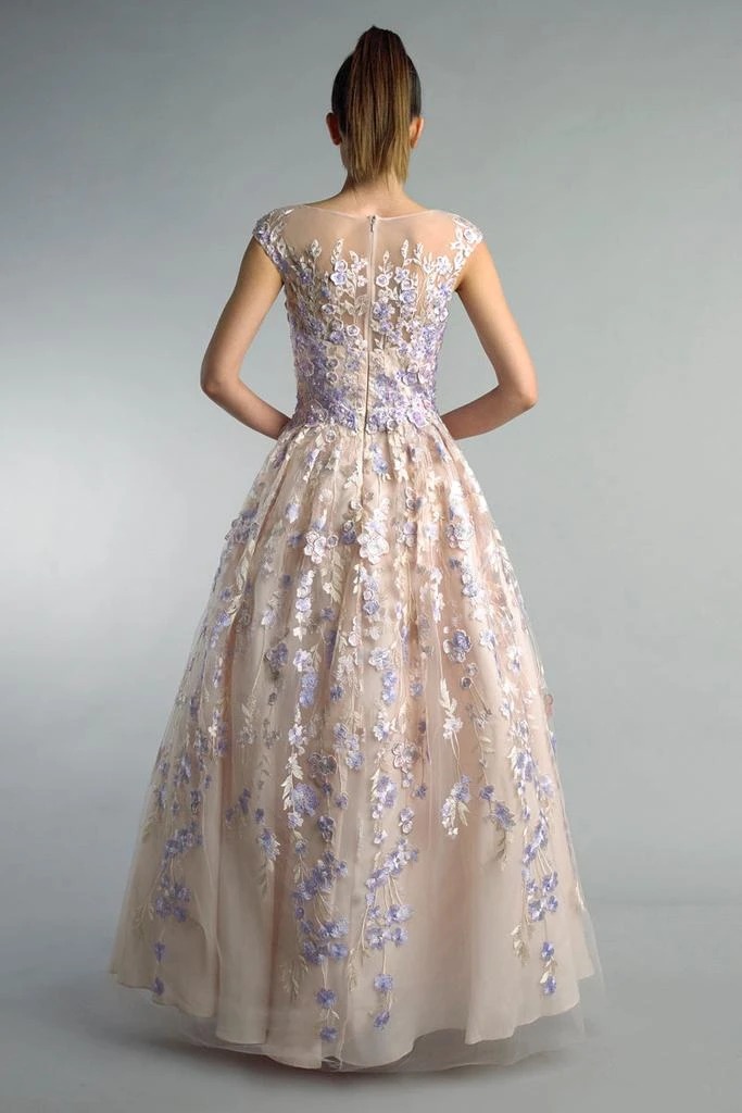 Basix Black Label Basix Black Label Floral Applique Gown 2