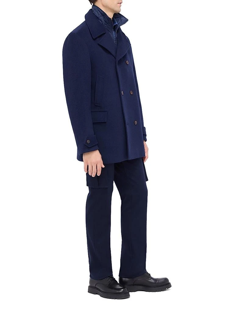 BUGATCHI Wool-Blend Double-Breasted Peacoat 2