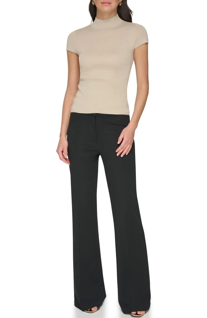 DKNY Cap Sleeve Mock Neck Sweater 5