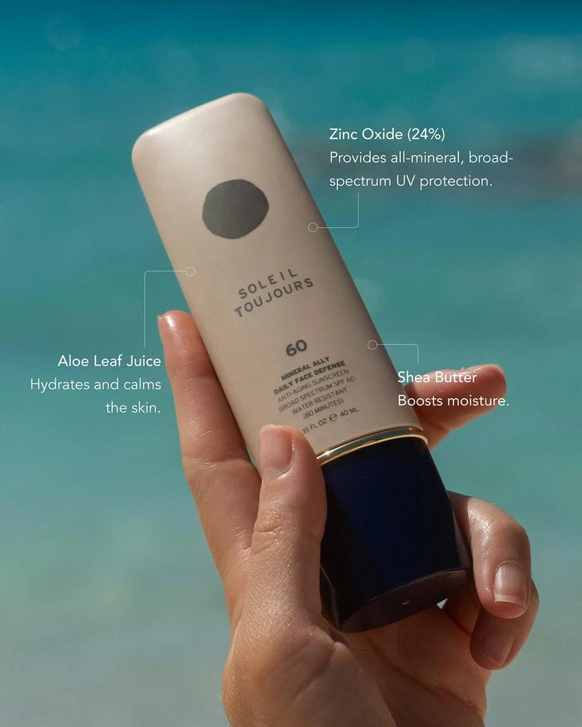 SOLEIL TOUJOURS Mineral Ally Daily Face Defense SPF 60, 1.3 oz. 6