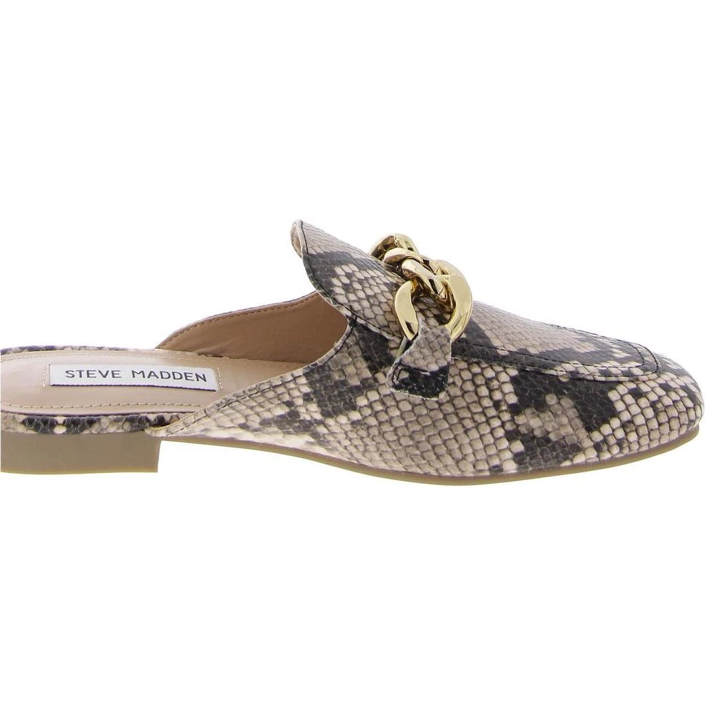Steve Madden Genevieve Womens Faux Leather Chain Mules 2