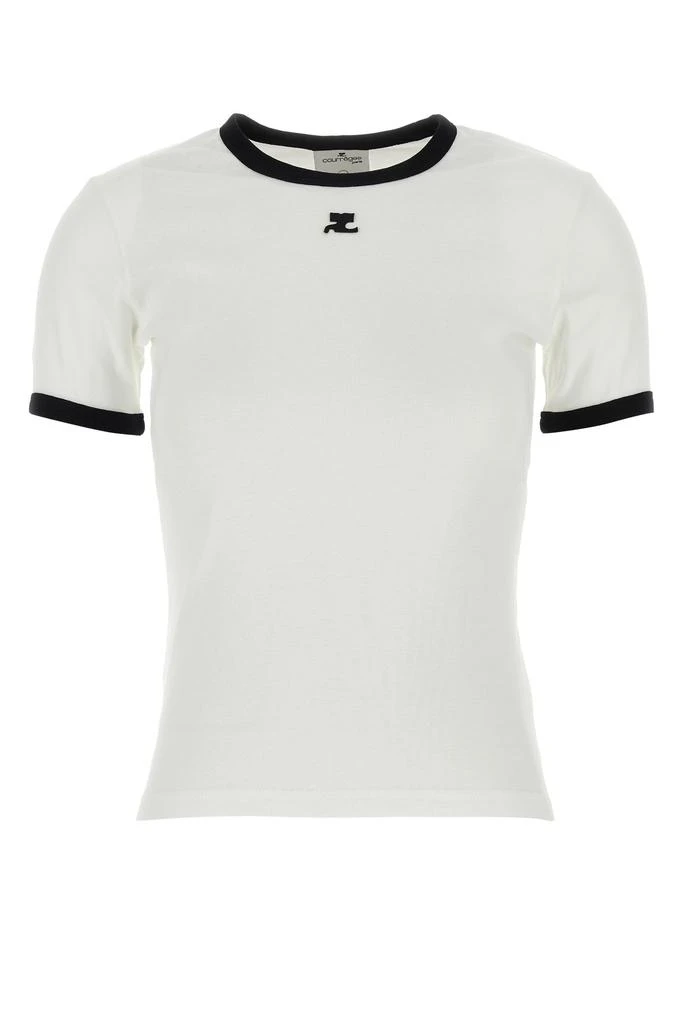 courreges White cotton t-shirt 1