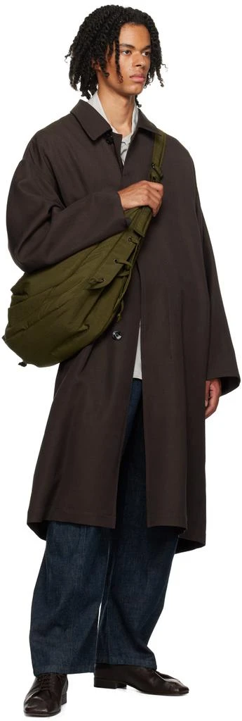 Lemaire Brown Large Soft Game Bag 4