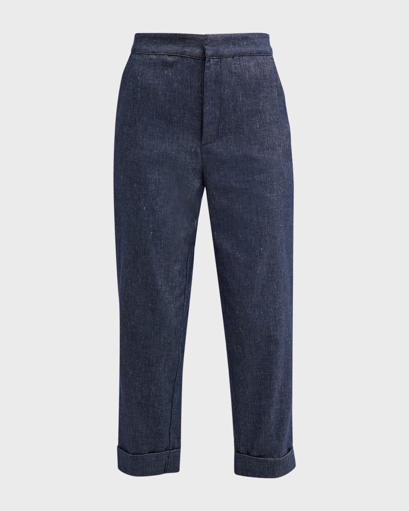 Brochu Walker Westport Cropped Metallic Shimmer Pants