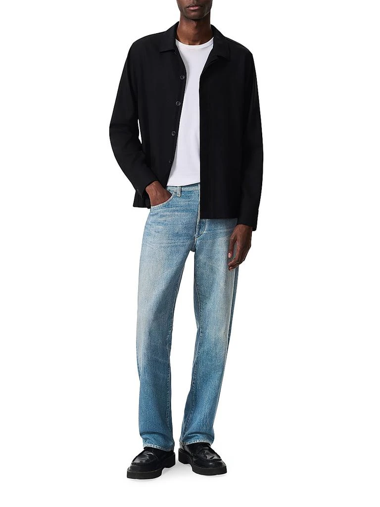 Rag & Bone Miramar Denim Straight-Leg Sweatpants 2