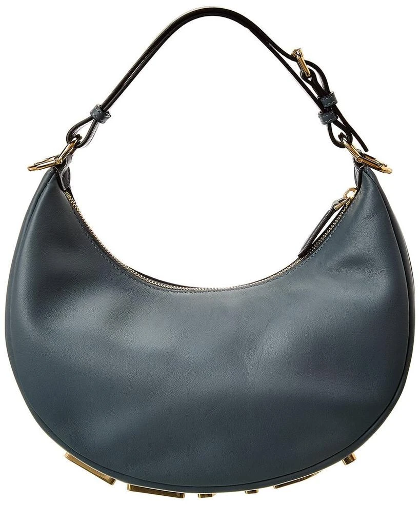 Fendi FENDI graphy Small Leather Hobo Bag 2