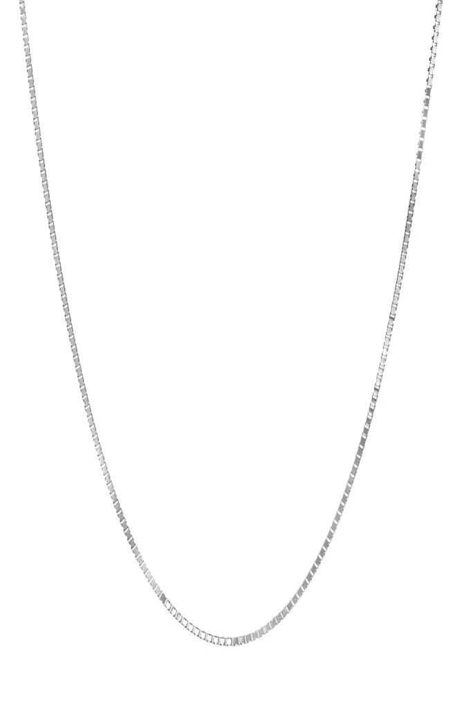BEST SILVER Box Chain Necklace