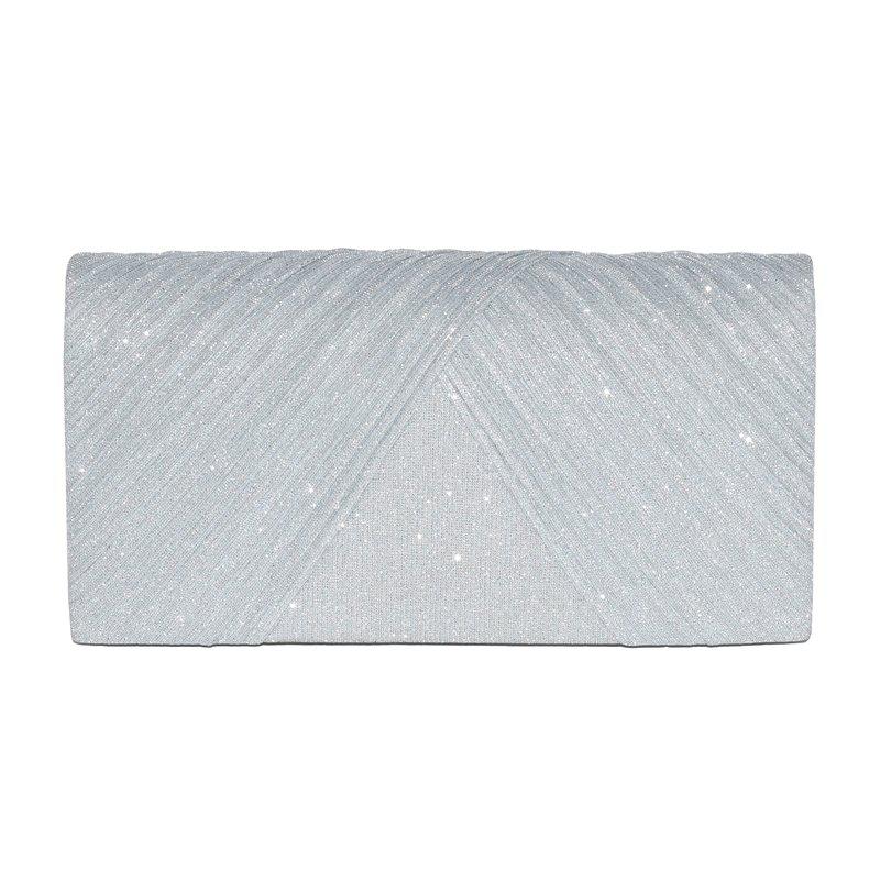Club Rochelier Glitter Evening Bag With Pleats