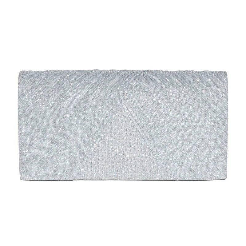 Club Rochelier Glitter Evening Bag With Pleats 1