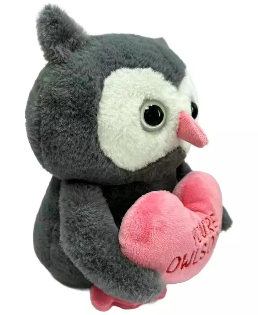 Wild Hippo Val Puns Valentine
s Owl Plush 2