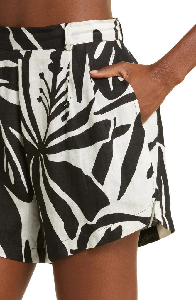 Vitamin A The Getaway Linen Cover-Up Shorts 4