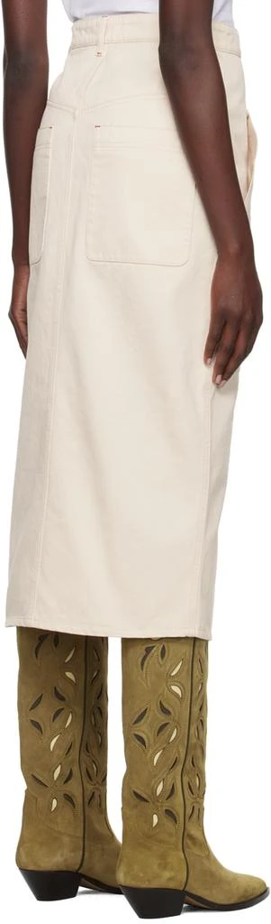 Isabel Marant Beige Flozia Midi Skirt 3