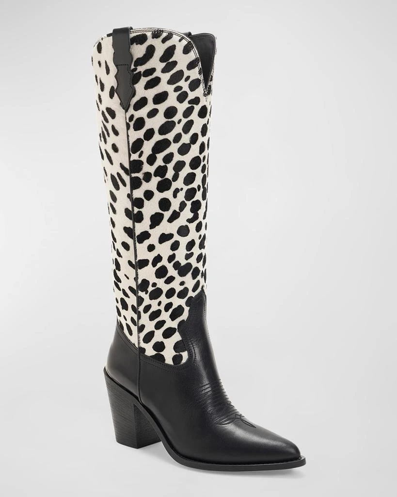 Partlow Julien Animal-Print Western Boots 2