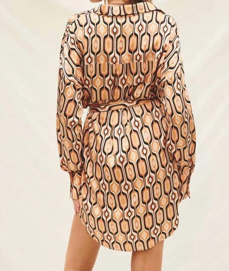 Dress Forum Tiger Eye Shirt Dress 3