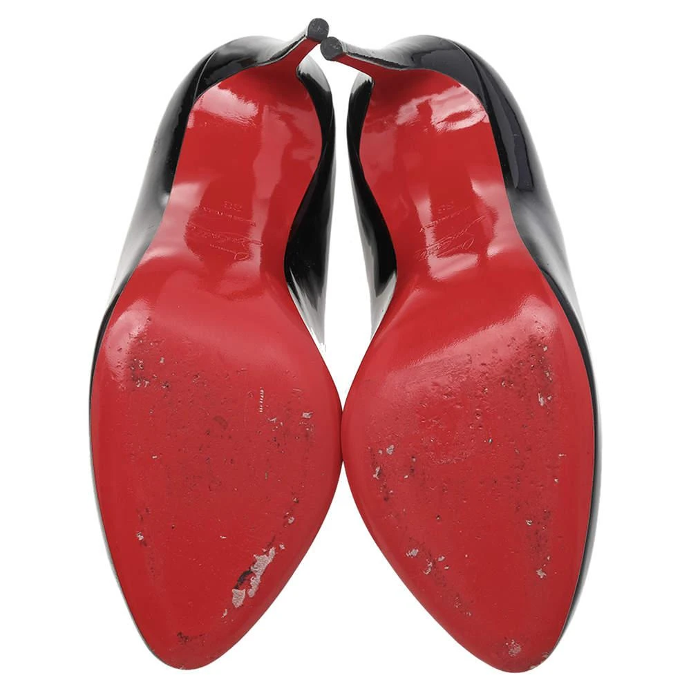 Christian Louboutin Christian Louboutin Black Patent Leather Fifille Pumps Size 38 6