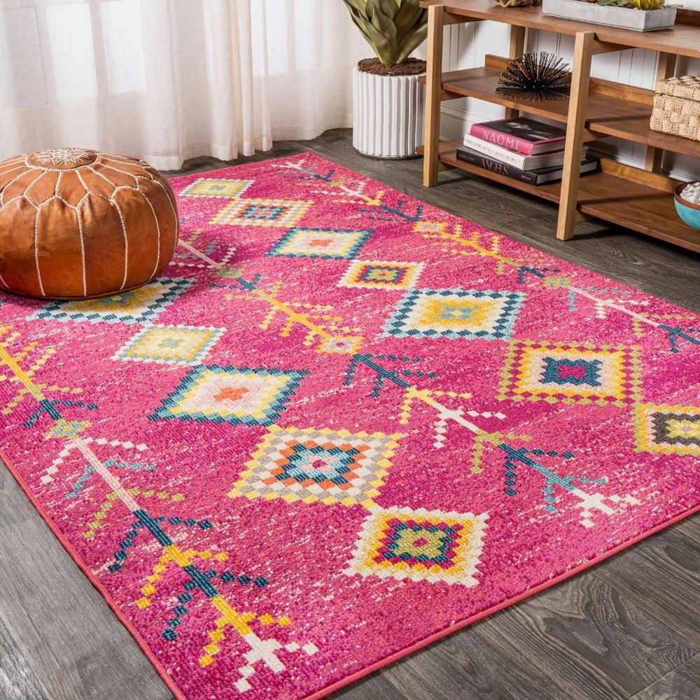 JONATHAN Y Tribal Love Geometric Area Rug 7
