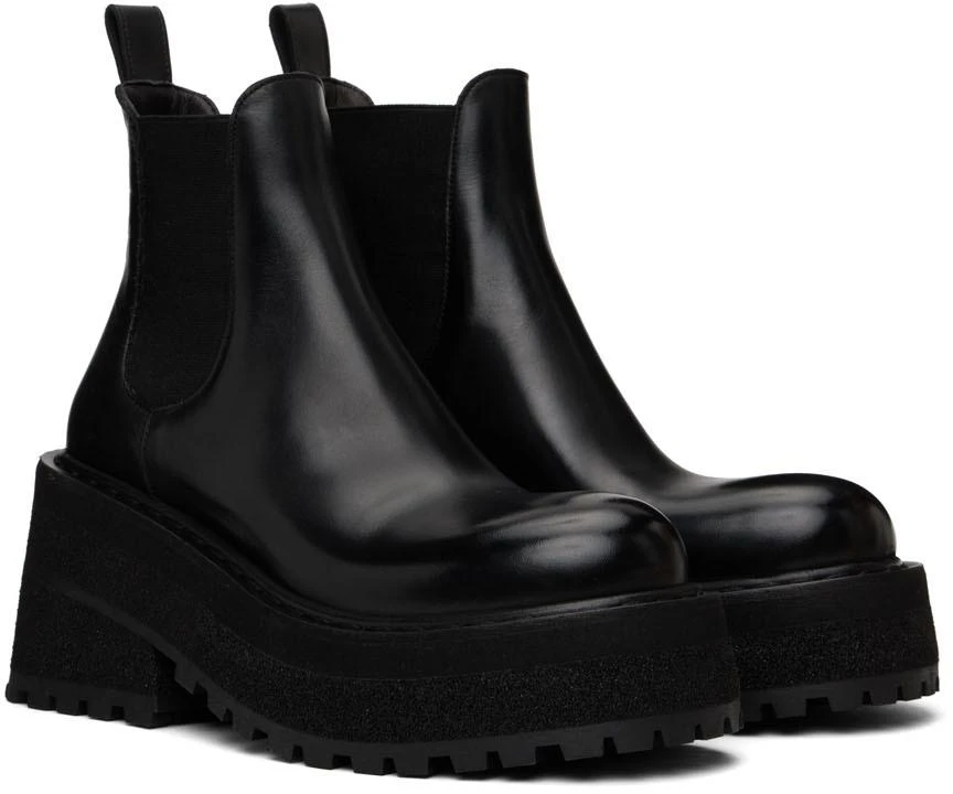 Marsèll Black Carretta Chelsea Boots 4