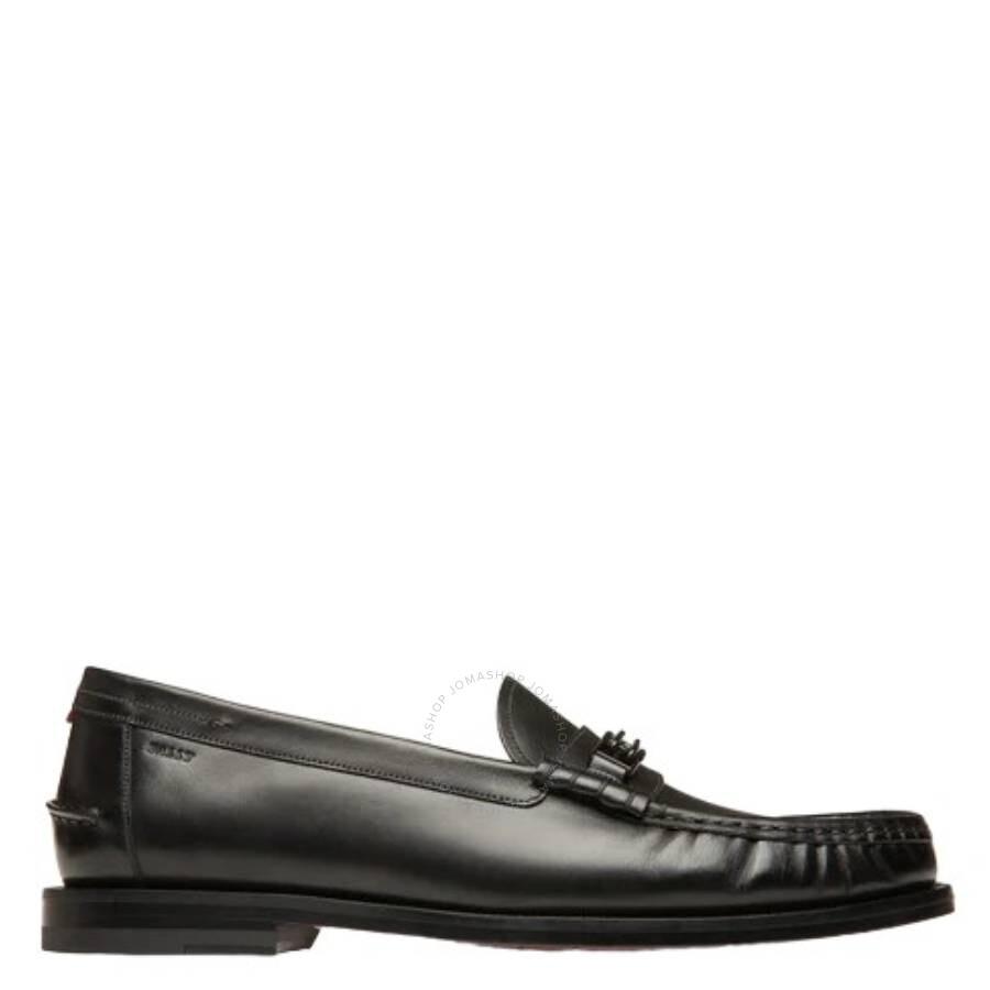 Bally Collodi Black Leather Horsebit Loafers