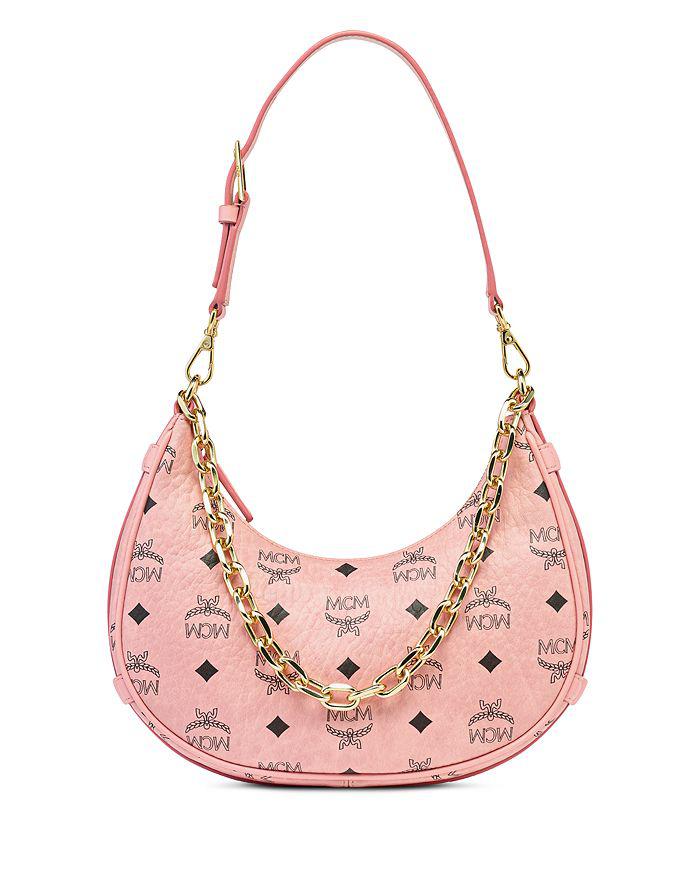 MCM Aren Visetos Hobo Shoulder Bag