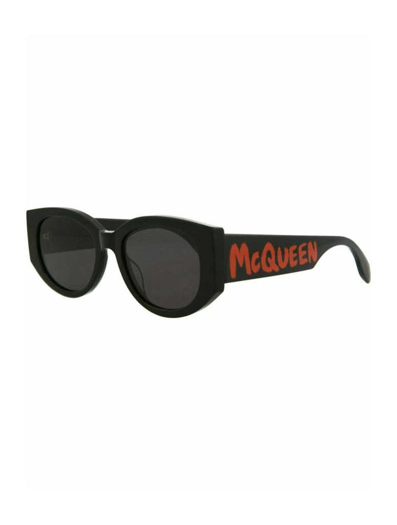 Alexander McQueen Round-Frame Acetate Sunglasses 6