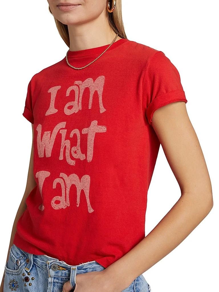 Re/Done Classic What I Am Graphic T-Shirt 6