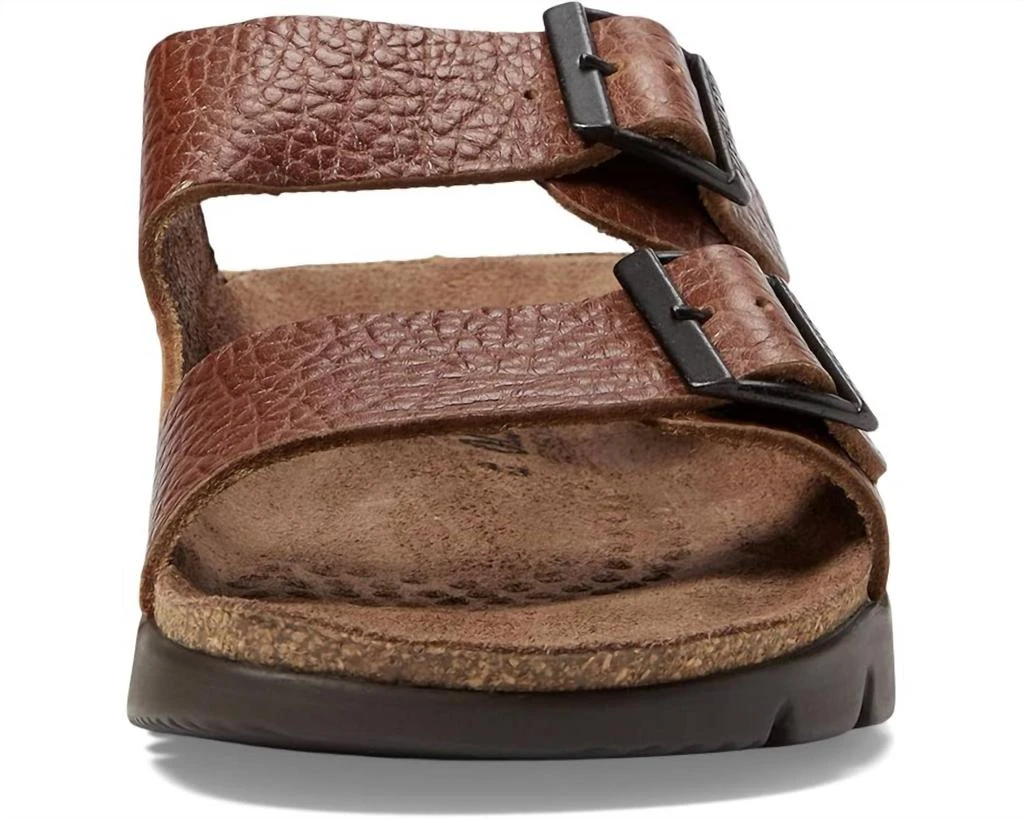 Mephisto Men's Zonder Sandals In Tan Grain Leather 4