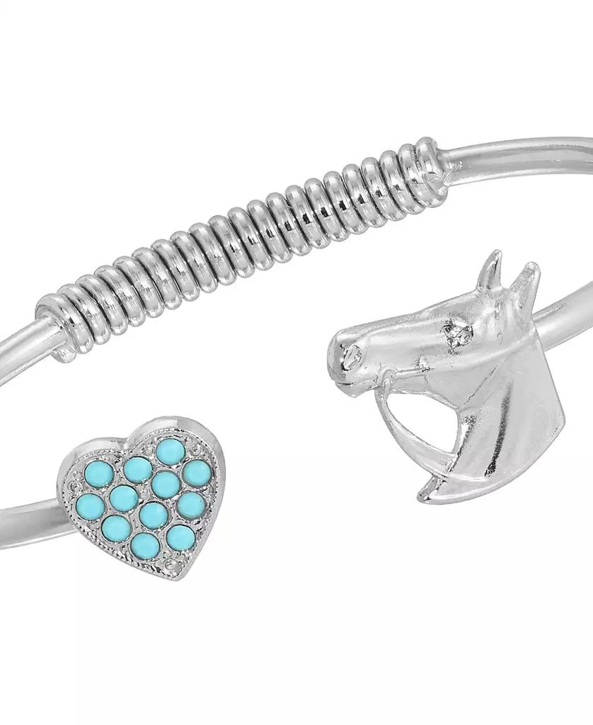 2028 Crystal Heart Cuff Bracelet 2