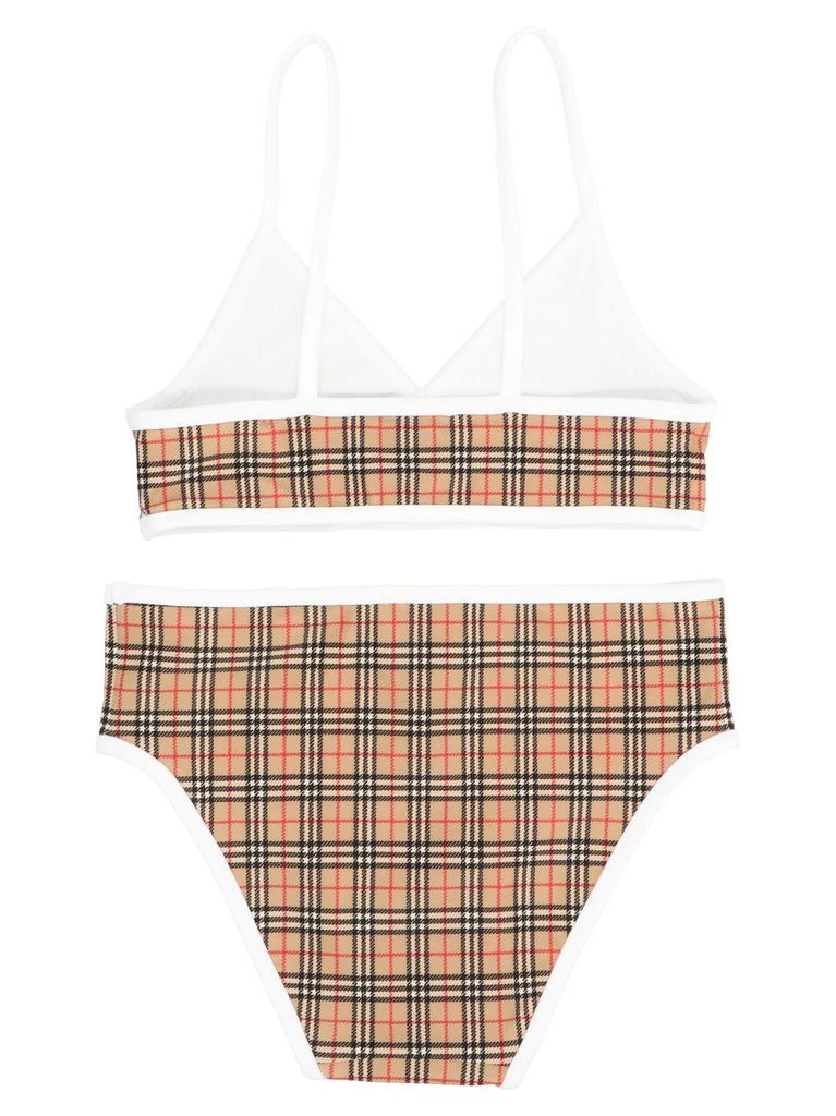 Burberry Burberry Kids Checked Two-Piece Swimsuit 2