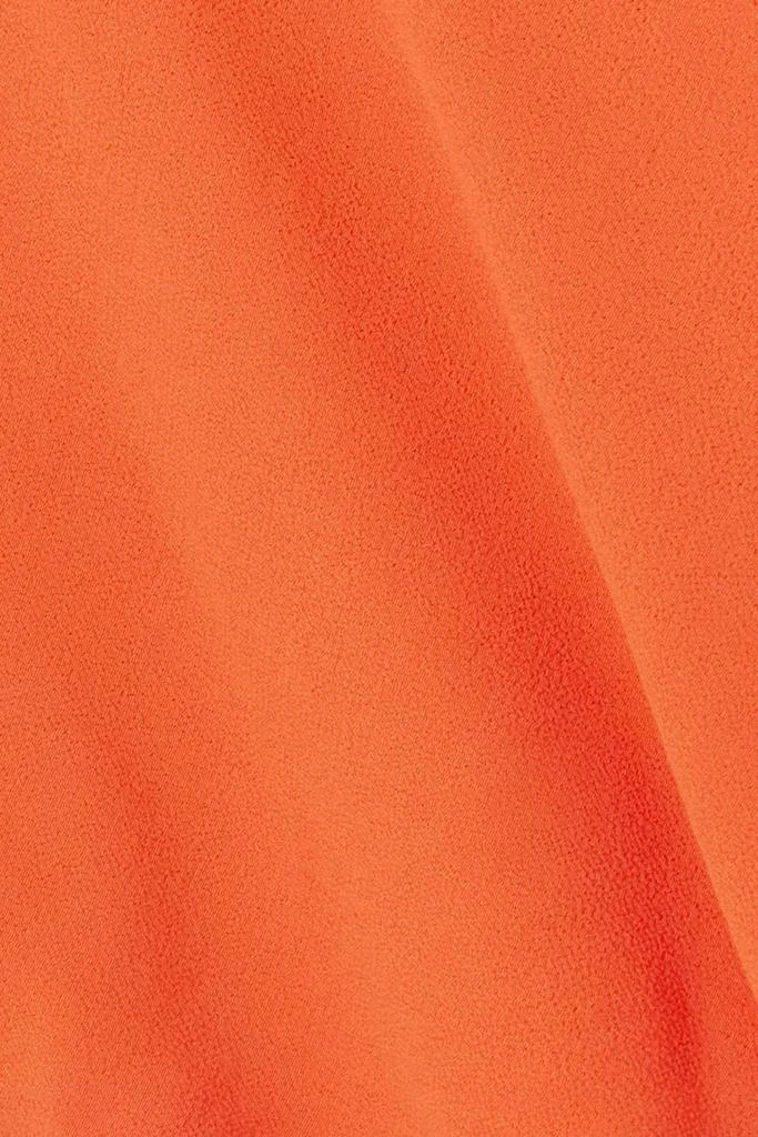 Three Graces London Shalom one-shoulder crepe de chine maxi dress 4