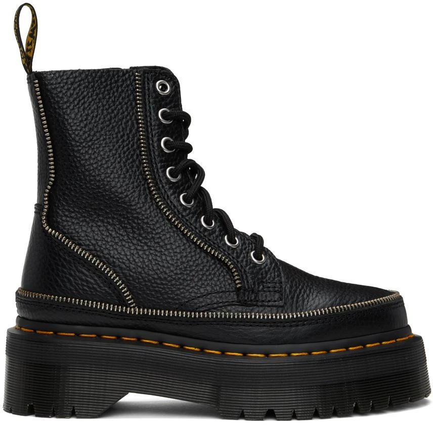 Dr. Martens Black Jadon Zip Boots 1