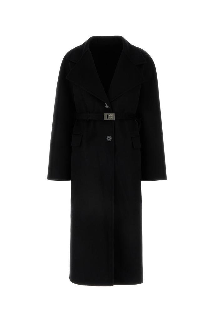 【関税&送料込】Salvatore Ferragamo Tiziano Red Wool Blend C Salvatore Ferragamo Tiziano red wool blend coat - Coats