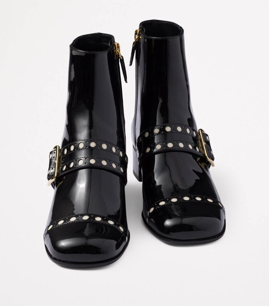 Prada Patent Leather Ankle Boots 5